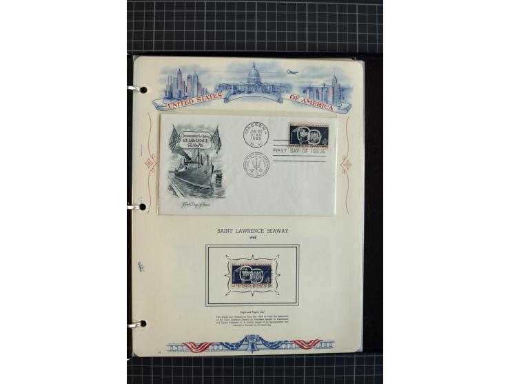 1851/1997, used and mint collection, from the 1930s on with many blocks of four with plate numbers,  some sheets and FDCs, al