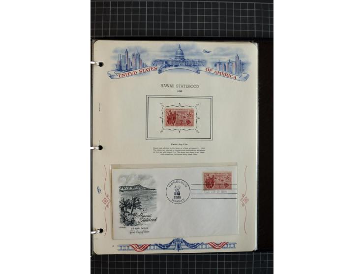1851/1997, used and mint collection, from the 1930s on with many blocks of four with plate numbers,  some sheets and FDCs, al