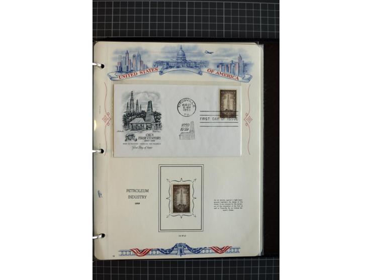 1851/1997, used and mint collection, from the 1930s on with many blocks of four with plate numbers,  some sheets and FDCs, al