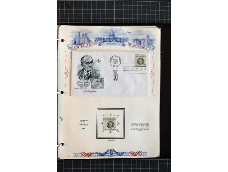 1851/1997, used and mint collection, from the 1930s on with many blocks of four with plate numbers,  some sheets and FDCs, al