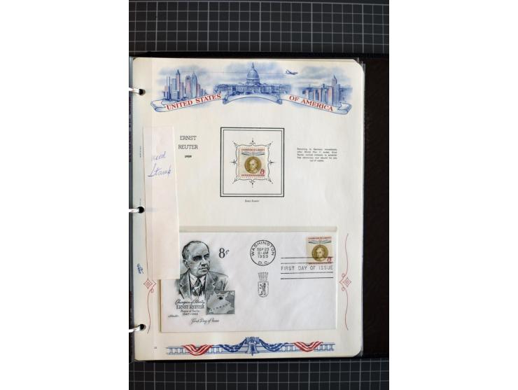1851/1997, used and mint collection, from the 1930s on with many blocks of four with plate numbers,  some sheets and FDCs, al