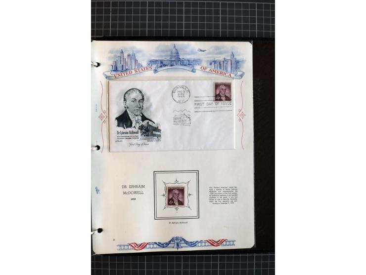 1851/1997, used and mint collection, from the 1930s on with many blocks of four with plate numbers,  some sheets and FDCs, al