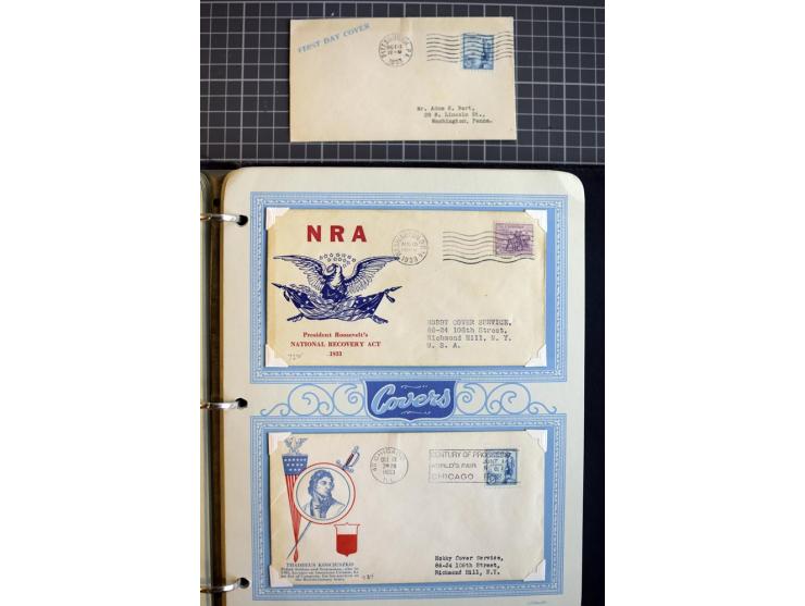 1851/1997, used and mint collection, from the 1930s on with many blocks of four with plate numbers,  some sheets and FDCs, al