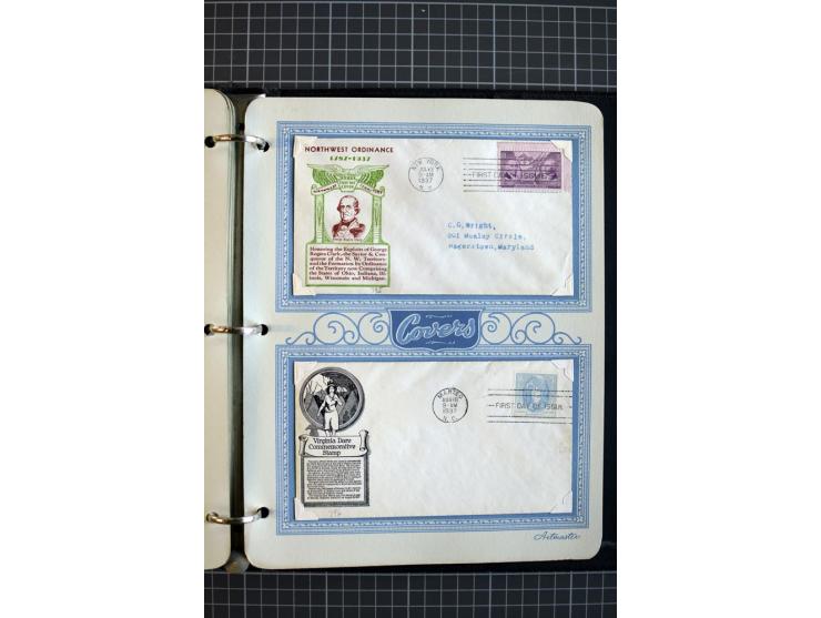1851/1997, used and mint collection, from the 1930s on with many blocks of four with plate numbers,  some sheets and FDCs, al