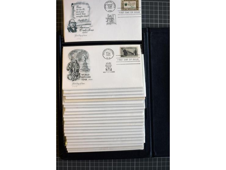 1851/1997, used and mint collection, from the 1930s on with many blocks of four with plate numbers,  some sheets and FDCs, al