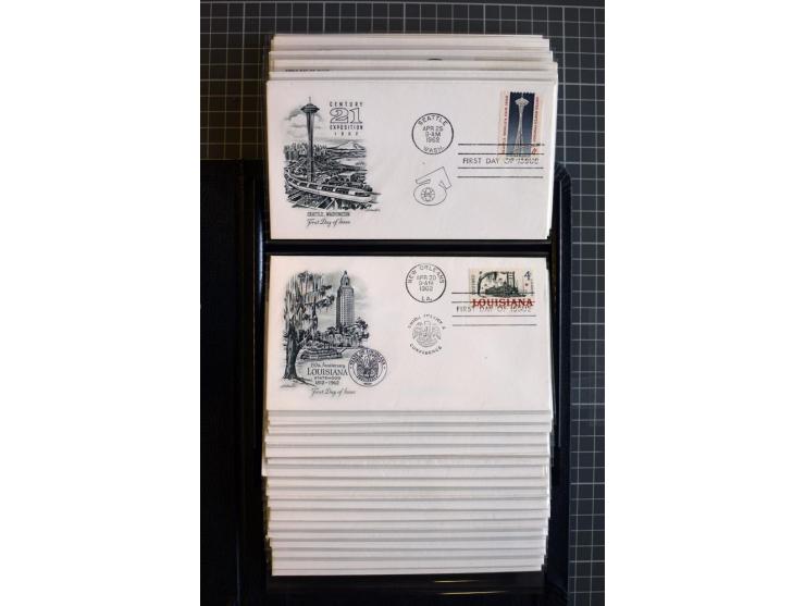 1851/1997, used and mint collection, from the 1930s on with many blocks of four with plate numbers,  some sheets and FDCs, al