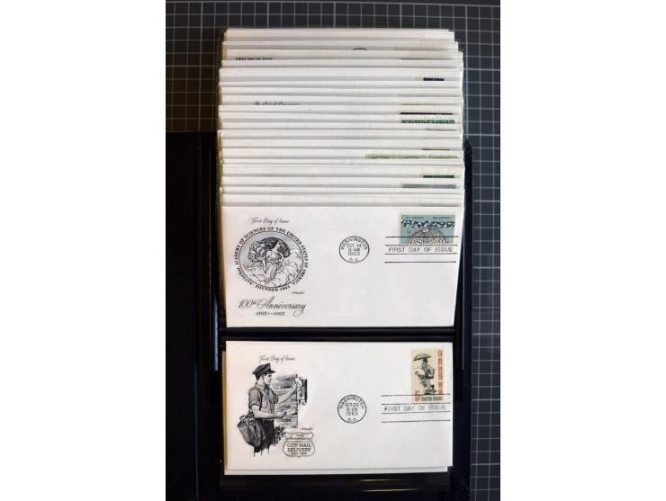 1851/1997, used and mint collection, from the 1930s on with many blocks of four with plate numbers,  some sheets and FDCs, al