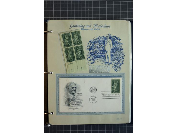 1851/1997, used and mint collection, from the 1930s on with many blocks of four with plate numbers,  some sheets and FDCs, al