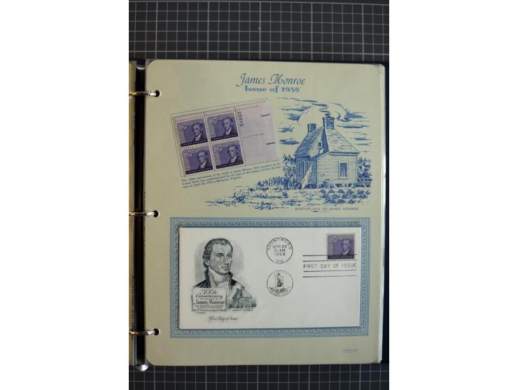 1851/1997, used and mint collection, from the 1930s on with many blocks of four with plate numbers,  some sheets and FDCs, al