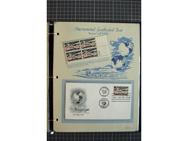 1851/1997, used and mint collection, from the 1930s on with many blocks of four with plate numbers,  some sheets and FDCs, al