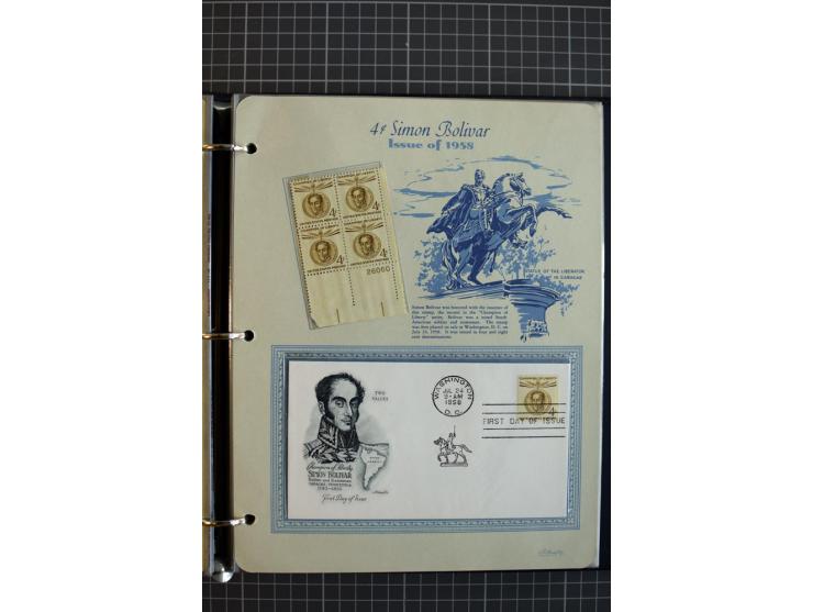 1851/1997, used and mint collection, from the 1930s on with many blocks of four with plate numbers,  some sheets and FDCs, al