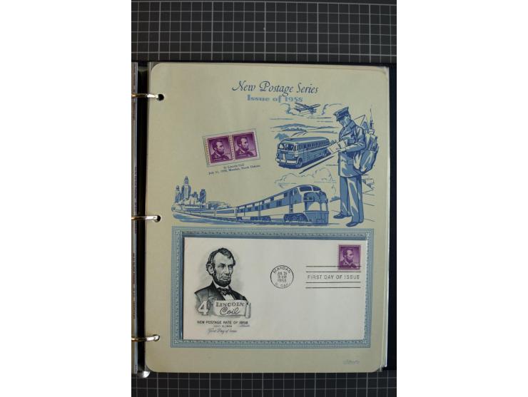 1851/1997, used and mint collection, from the 1930s on with many blocks of four with plate numbers,  some sheets and FDCs, al
