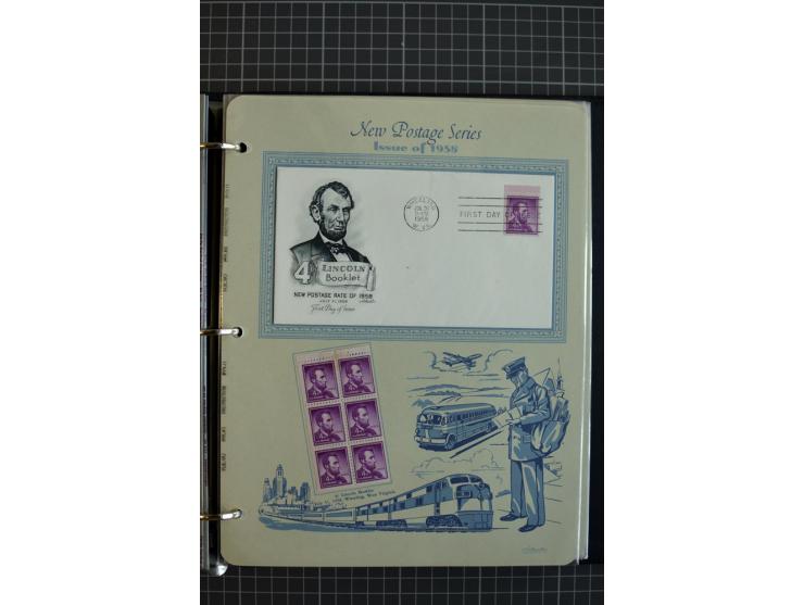1851/1997, used and mint collection, from the 1930s on with many blocks of four with plate numbers,  some sheets and FDCs, al