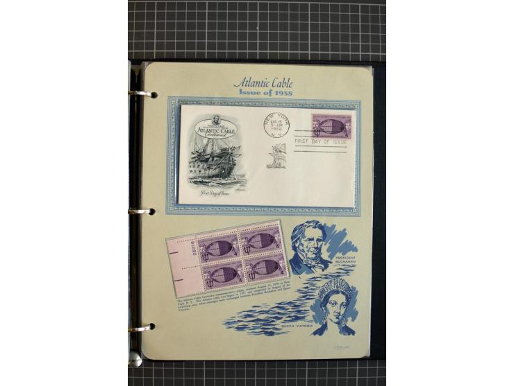 1851/1997, used and mint collection, from the 1930s on with many blocks of four with plate numbers,  some sheets and FDCs, al