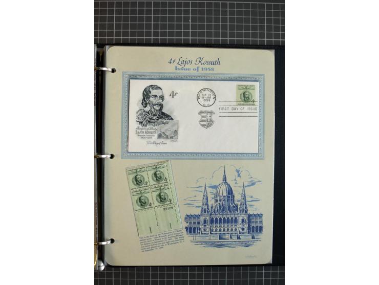 1851/1997, used and mint collection, from the 1930s on with many blocks of four with plate numbers,  some sheets and FDCs, al
