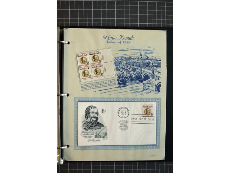 1851/1997, used and mint collection, from the 1930s on with many blocks of four with plate numbers,  some sheets and FDCs, al