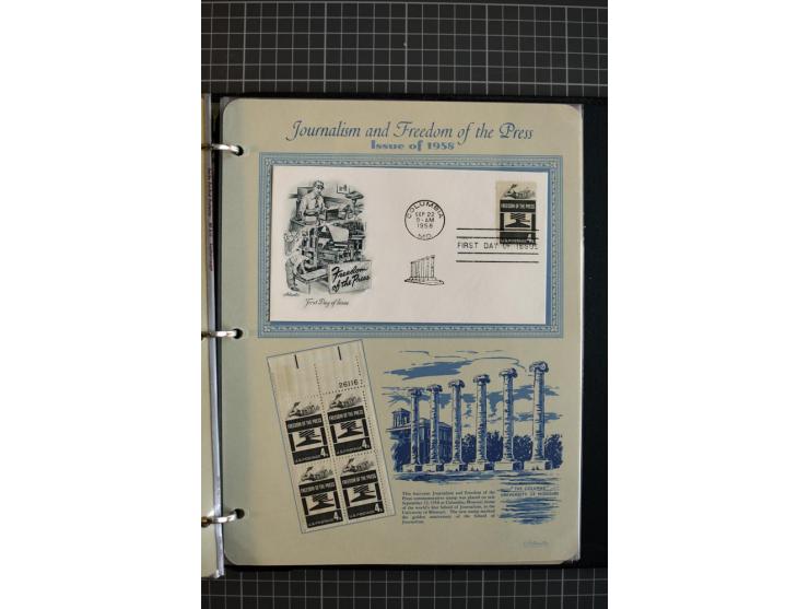 1851/1997, used and mint collection, from the 1930s on with many blocks of four with plate numbers,  some sheets and FDCs, al