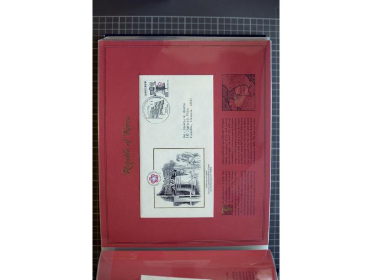 1851/1997, used and mint collection, from the 1930s on with many blocks of four with plate numbers,  some sheets and FDCs, al