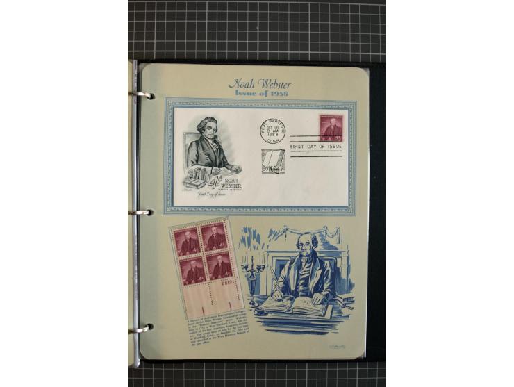 1851/1997, used and mint collection, from the 1930s on with many blocks of four with plate numbers,  some sheets and FDCs, al