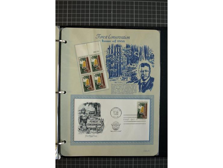 1851/1997, used and mint collection, from the 1930s on with many blocks of four with plate numbers,  some sheets and FDCs, al