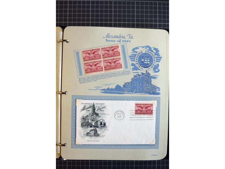 1851/1997, used and mint collection, from the 1930s on with many blocks of four with plate numbers,  some sheets and FDCs, al