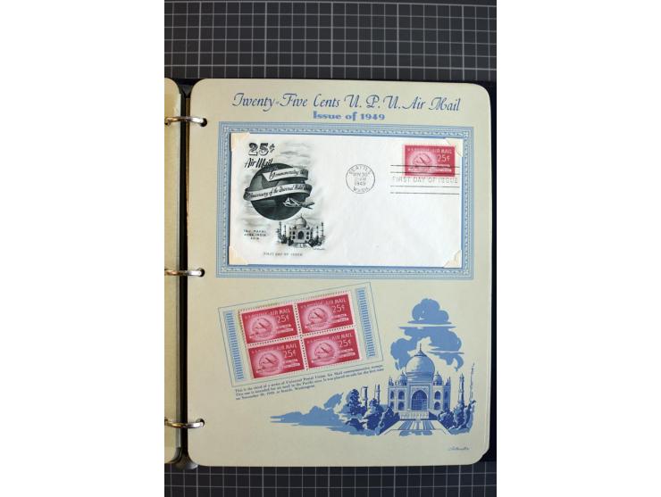 1851/1997, used and mint collection, from the 1930s on with many blocks of four with plate numbers,  some sheets and FDCs, al