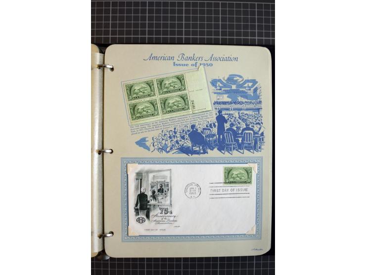 1851/1997, used and mint collection, from the 1930s on with many blocks of four with plate numbers,  some sheets and FDCs, al