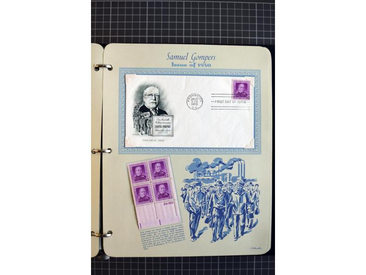 1851/1997, used and mint collection, from the 1930s on with many blocks of four with plate numbers,  some sheets and FDCs, al