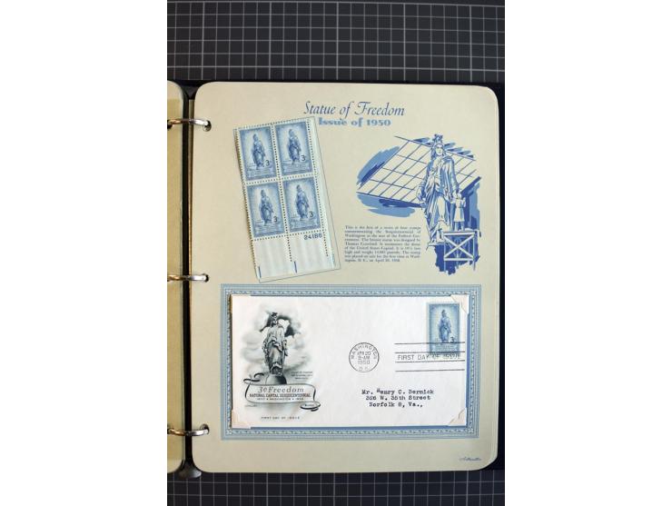 1851/1997, used and mint collection, from the 1930s on with many blocks of four with plate numbers,  some sheets and FDCs, al