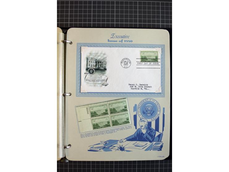 1851/1997, used and mint collection, from the 1930s on with many blocks of four with plate numbers,  some sheets and FDCs, al