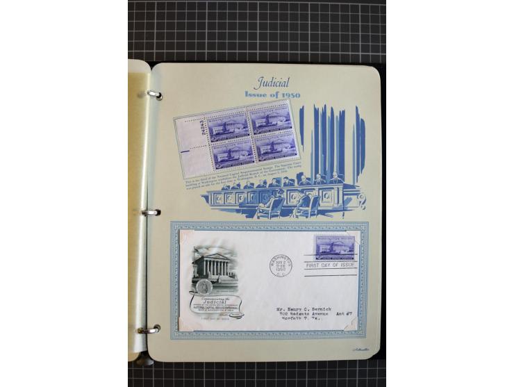1851/1997, used and mint collection, from the 1930s on with many blocks of four with plate numbers,  some sheets and FDCs, al