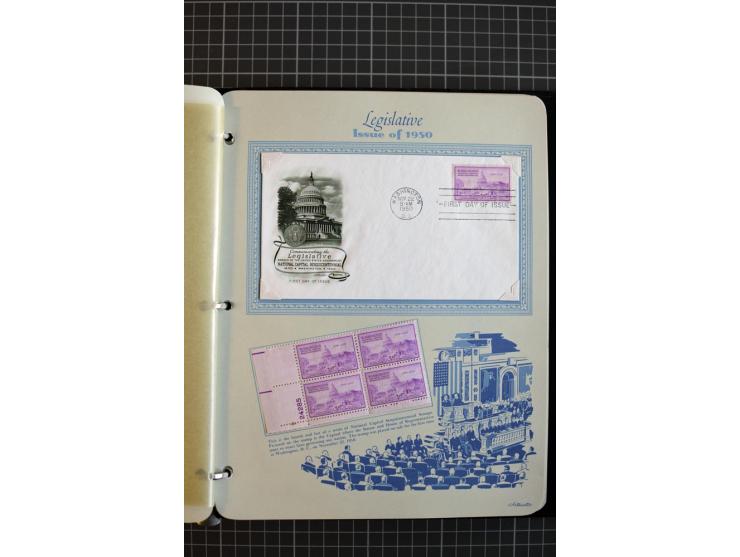 1851/1997, used and mint collection, from the 1930s on with many blocks of four with plate numbers,  some sheets and FDCs, al
