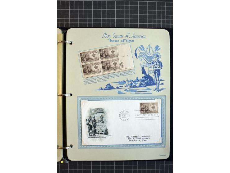1851/1997, used and mint collection, from the 1930s on with many blocks of four with plate numbers,  some sheets and FDCs, al