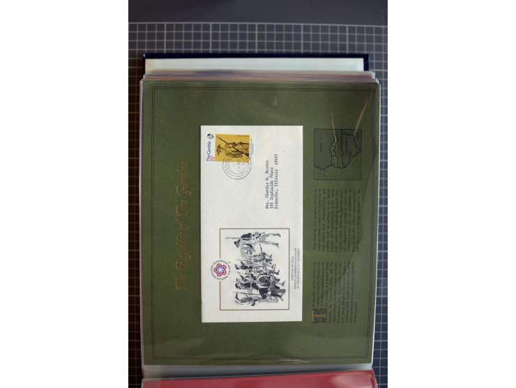 1851/1997, used and mint collection, from the 1930s on with many blocks of four with plate numbers,  some sheets and FDCs, al