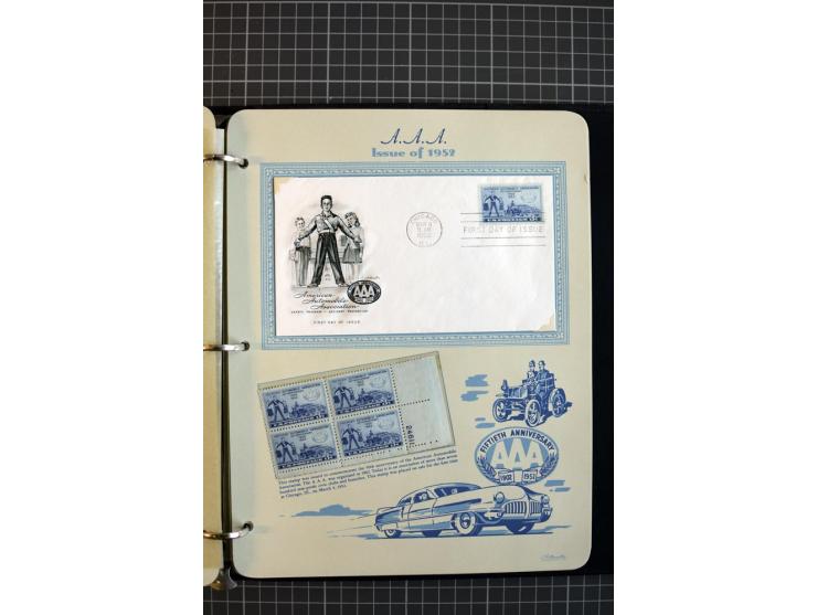 1851/1997, used and mint collection, from the 1930s on with many blocks of four with plate numbers,  some sheets and FDCs, al