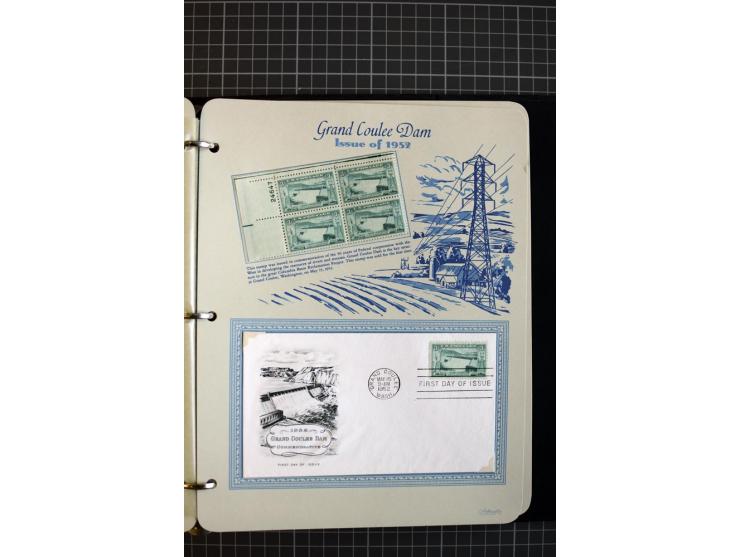 1851/1997, used and mint collection, from the 1930s on with many blocks of four with plate numbers,  some sheets and FDCs, al