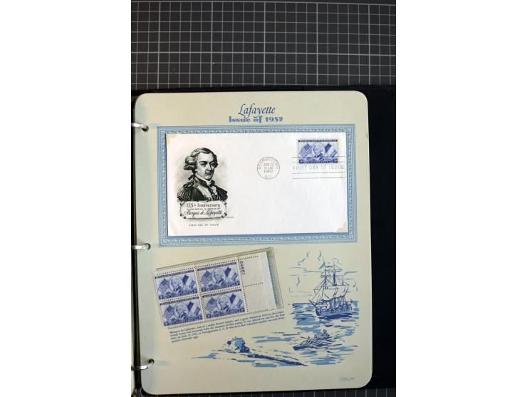 1851/1997, used and mint collection, from the 1930s on with many blocks of four with plate numbers,  some sheets and FDCs, al