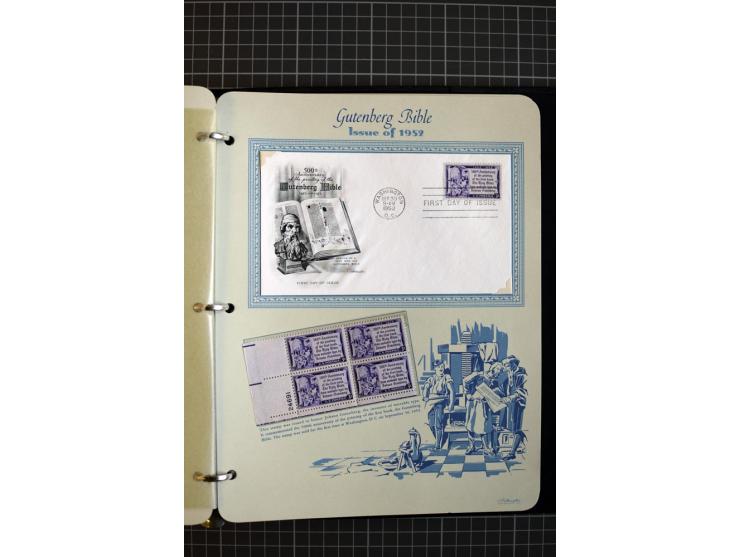 1851/1997, used and mint collection, from the 1930s on with many blocks of four with plate numbers,  some sheets and FDCs, al