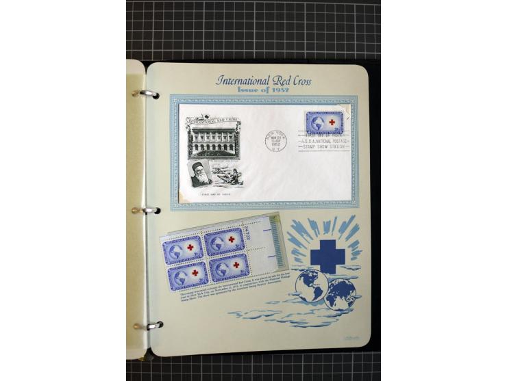 1851/1997, used and mint collection, from the 1930s on with many blocks of four with plate numbers,  some sheets and FDCs, al