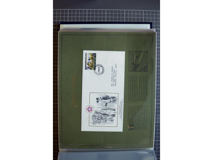 1851/1997, used and mint collection, from the 1930s on with many blocks of four with plate numbers,  some sheets and FDCs, al