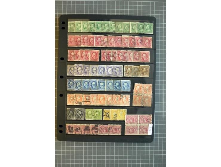 1851/1997, used and mint collection, from the 1930s on with many blocks of four with plate numbers,  some sheets and FDCs, al