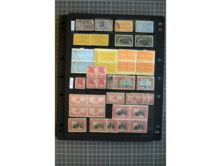 1851/1997, used and mint collection, from the 1930s on with many blocks of four with plate numbers,  some sheets and FDCs, al