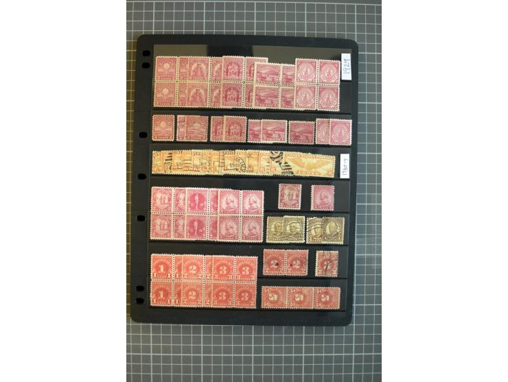 1851/1997, used and mint collection, from the 1930s on with many blocks of four with plate numbers,  some sheets and FDCs, al