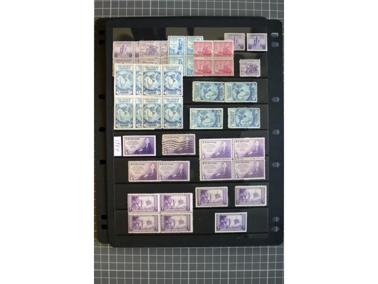 1851/1997, used and mint collection, from the 1930s on with many blocks of four with plate numbers,  some sheets and FDCs, al