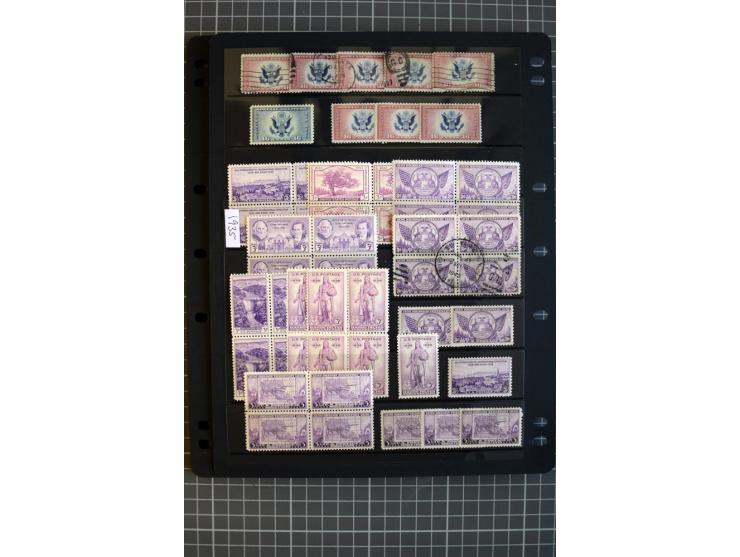 1851/1997, used and mint collection, from the 1930s on with many blocks of four with plate numbers,  some sheets and FDCs, al
