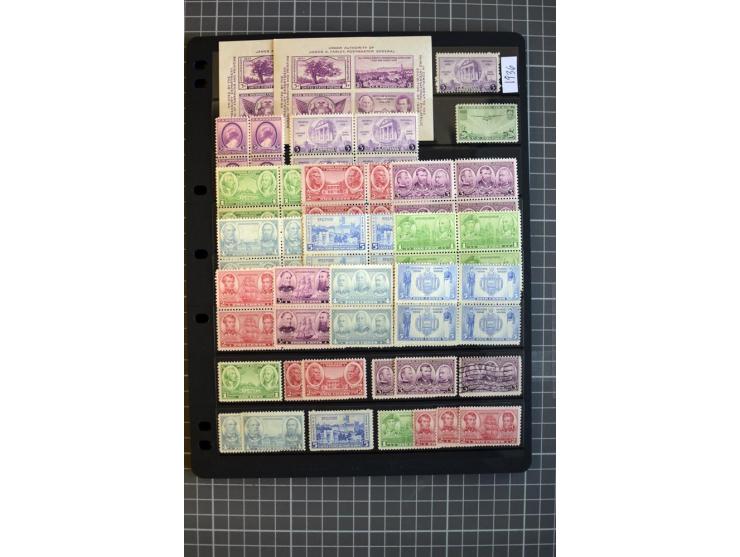 1851/1997, used and mint collection, from the 1930s on with many blocks of four with plate numbers,  some sheets and FDCs, al