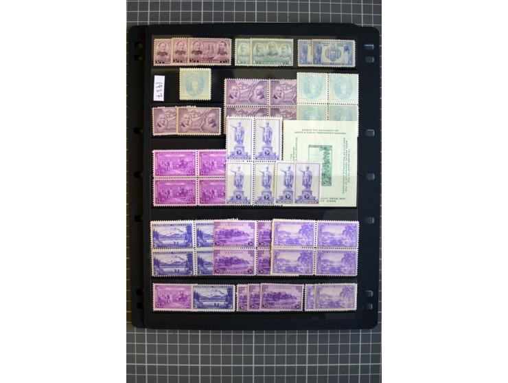 1851/1997, used and mint collection, from the 1930s on with many blocks of four with plate numbers,  some sheets and FDCs, al