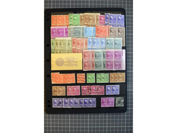1851/1997, used and mint collection, from the 1930s on with many blocks of four with plate numbers,  some sheets and FDCs, al