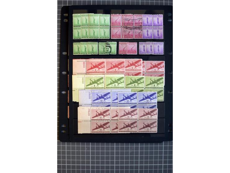 1851/1997, used and mint collection, from the 1930s on with many blocks of four with plate numbers,  some sheets and FDCs, al