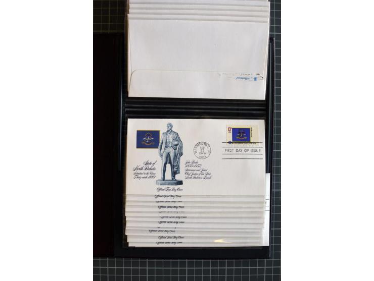 1851/1997, used and mint collection, from the 1930s on with many blocks of four with plate numbers,  some sheets and FDCs, al